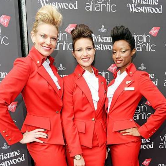 Vivienne Westwood Virgin Atlantic Crew Uniform Jacket AND Skirt - Picture 7 of 7